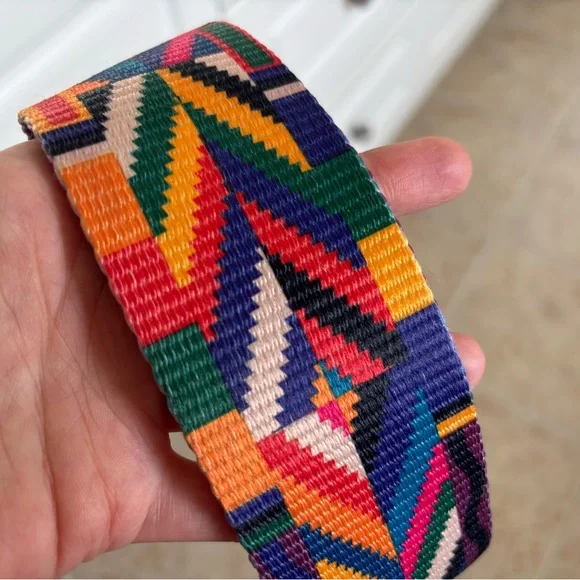 Wide Colorful Patterned Bag Strap - Picture 10 of 13